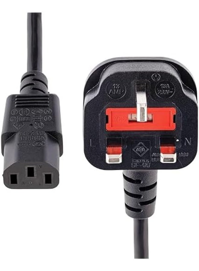 CABLE CONV UK Power Cable 1.5 meter  Kettle Lead/Power Cord computer cable for desktop laptop TV/Monitor Power Cable - Image 2